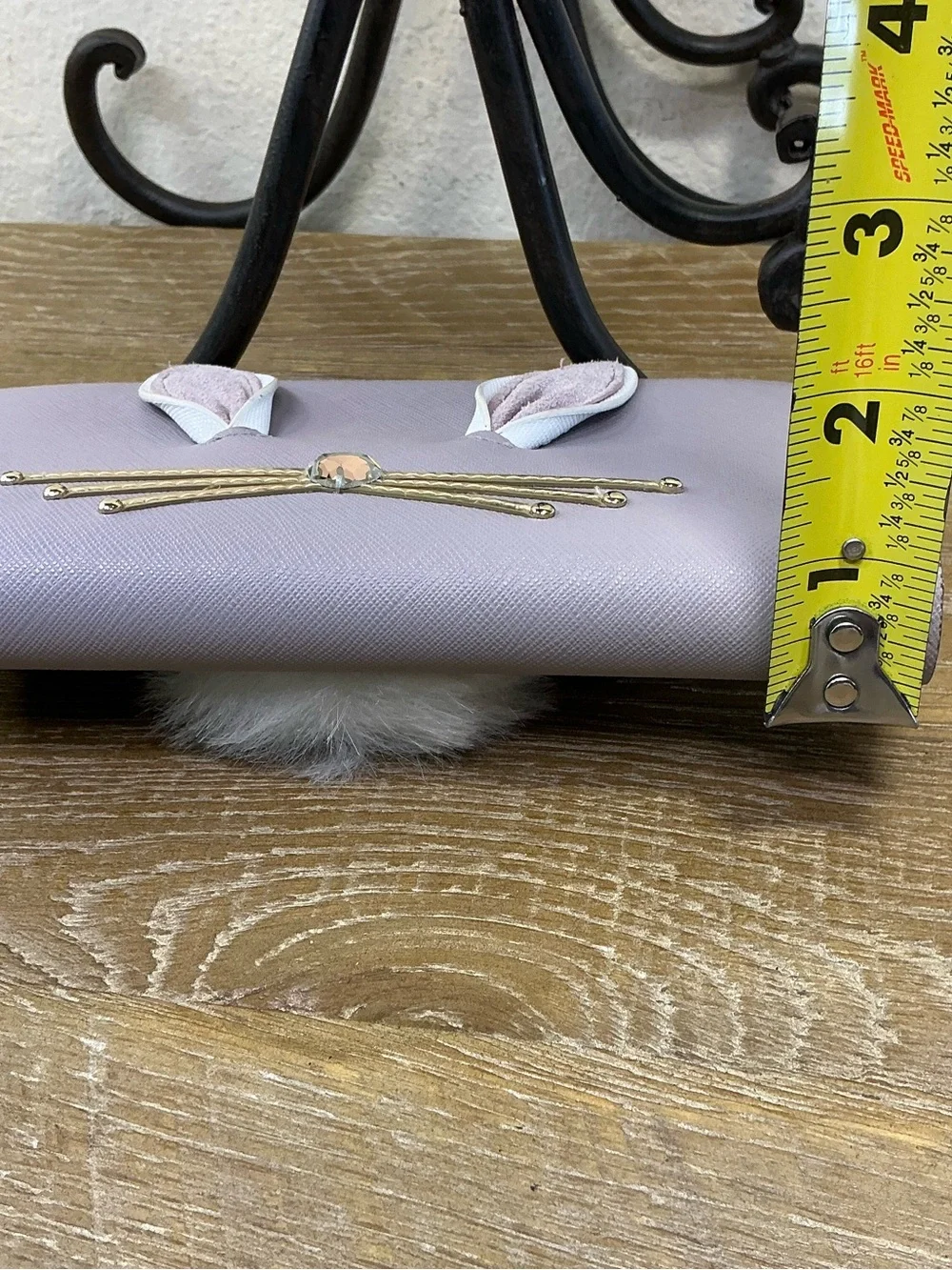 kate spade Hop To It Rabbit Neda Zip Around Wallet in Nouveaux Neutral (Lilac)